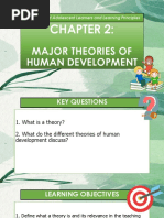 CALLP - Chapter 2 (Major Theories of Human Development)