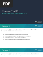 Module 12 - Examen Test D