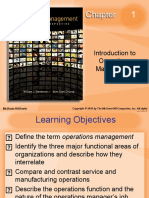 1 Introduction To Operations Management
