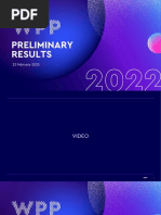 WPP 2022 Preliminary Results Presentation
