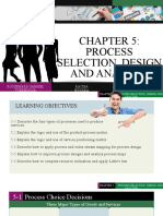 BA 328 - Ch5 - Process Selection, Design, and Analysis
