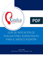 Guía de Indicación de Evaluaciones Audiológicas para El Médico Pediatra