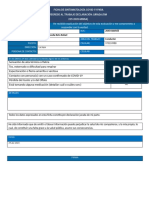 Ficha de Sintomatología Covid-19 para Regreso Al Trabajo Declaración Jurada (RM 239-2020-Minsa) - 8662512000000854002