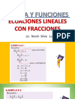 Ecuaciones Lineales Con Fracciones-1