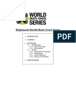 Règlement World Skate-Cross Series