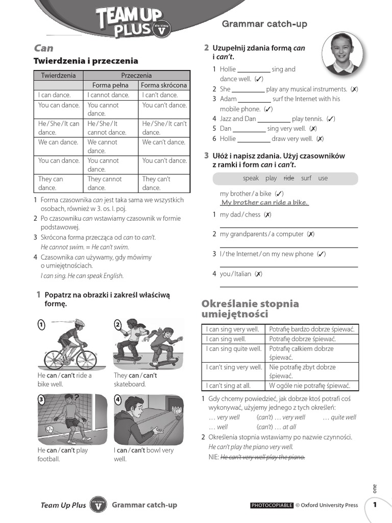 Team Up Plus Klasa 7 Team Up Plus Dla Klasy v Grammar Catch-up | PDF
