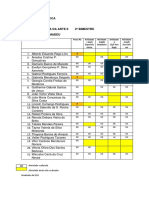 Planilha Alunos 2º Bimestre 7ºS H.A II