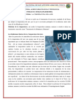 Unidad Iii - Semana 5 - La Temeratura Del Aire