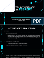 Reporte de Actividades Informaticas