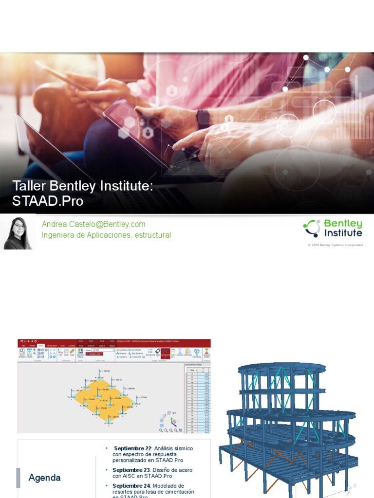 Handout STAAD.Pro dia 1 | PDF | Ingeniería | Mecánica