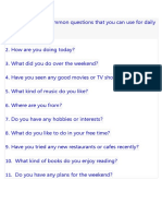 Here Are Some Common Questions That You Can Use Fo