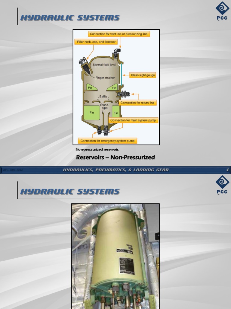 Lecture #2 Hydraulic Reservoirs & Pumps | PDF | Pump | Manufactured Goods
