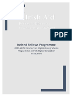 Ireland Fellows Programme Directory of Programmes 2024-25
