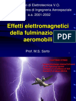 Effetti Elettromagnetici Fulminazione - Aeromobili