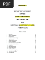 Joint Development Agreement in