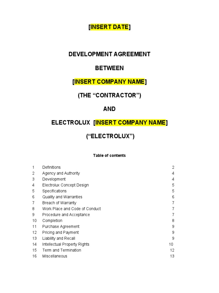 Joint Development Agreement in | PDF | Arbitration | Intellectual Property