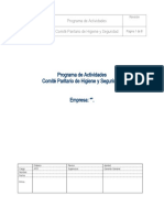 Formato Programa de Comite Paritario PDF