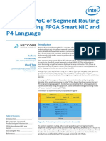 WP 01291 Building A Poc of Segment Routing at 100g Using Fpga Smart Nic and p4 Language