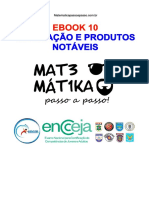Ebook 10 - Fatoração e Produtos Notáveis - Matpassoapasso