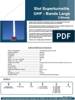 Superturnstile UHF - 2 níveis - Banda Larga - Canal 18