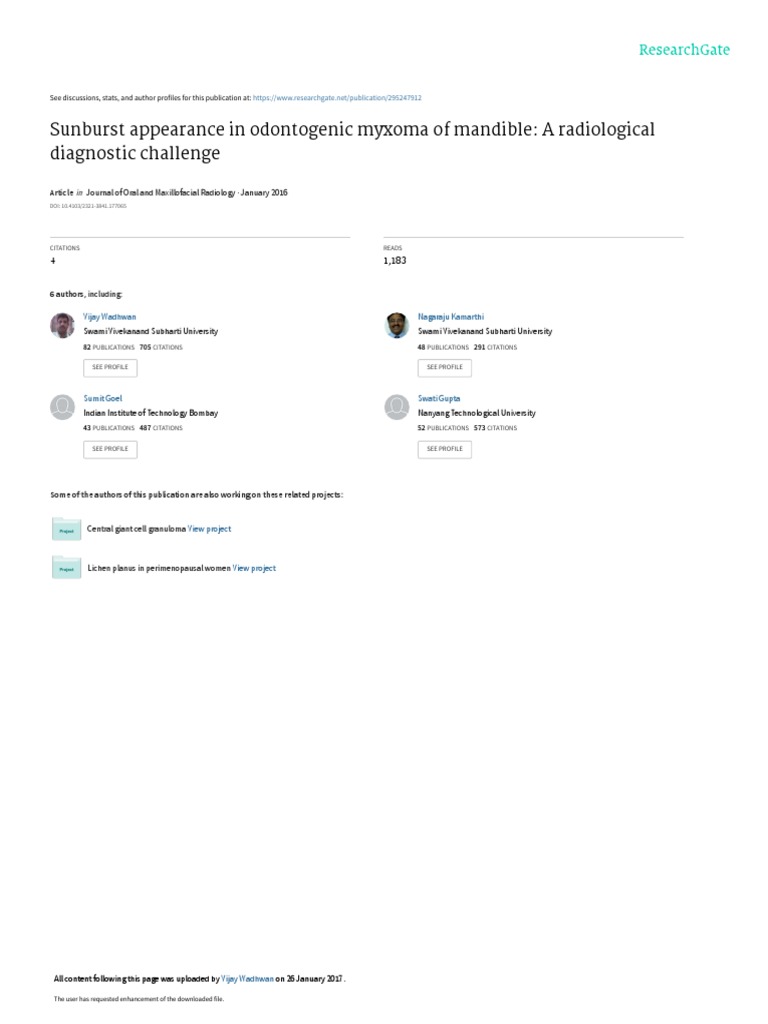 Odonto Genic My Xo Ma PDF Ct Scan Medical Imaging