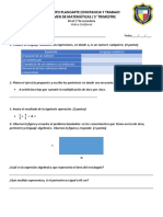 Examen de Matematicas I Secundaria