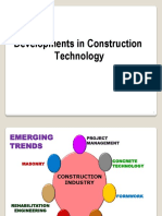 CE Lecture 10 (Developments in Construction Technology)