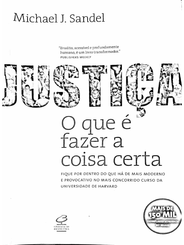 Justi a o que e fazer a cisa certa michael sandel pdf