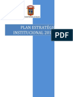 Plan Estrategico Institucional SBCH 2018-2020