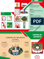 Triptico Corrona de Adviento