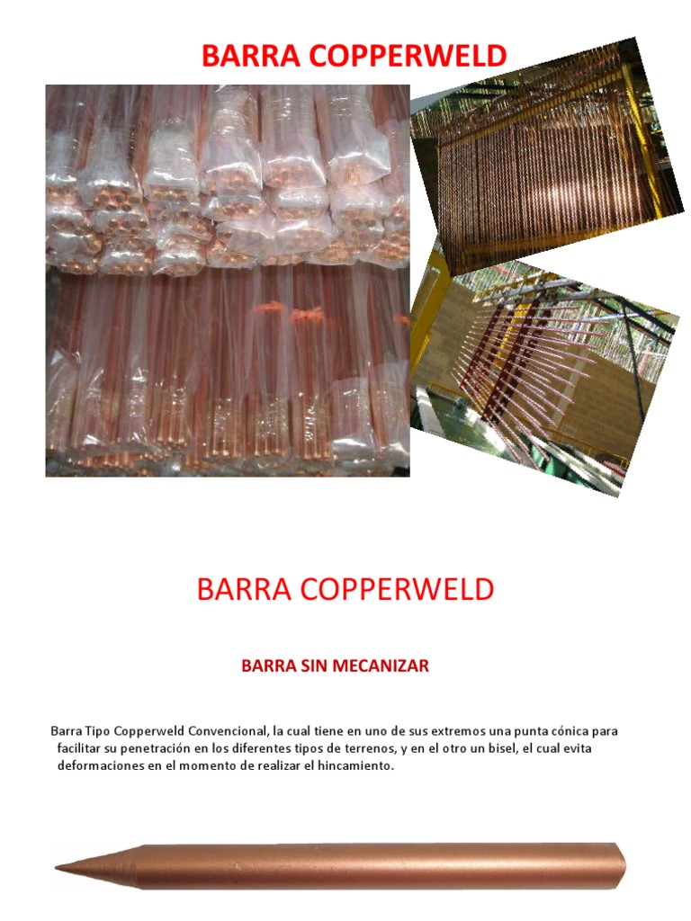 Barras Copperweld 2003 | PDF | Conector eléctrico | Bienes manufacturados