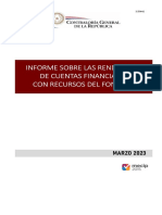 Informe Fonacide - Marzo 2023