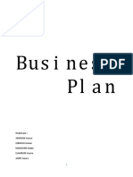 Business Plan: Réalisé Par: ABARKAN Yousra Elbakali Asmae Mouhcine Hakim ELAMRANI Yousra JADIR Yousra