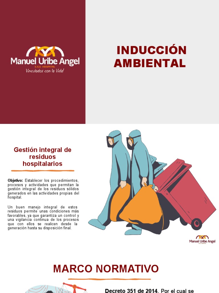 Inducción Ambiental Pdf Residuos Entorno Natural