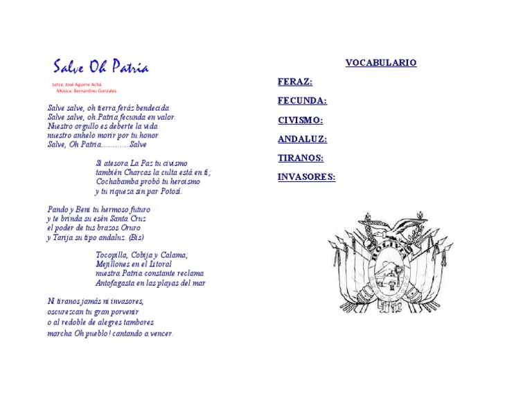 Salve Oh Patria PDF