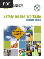 Toolbox Talk Topics 1661842015 | PDF | Occupational Safety And Health ...