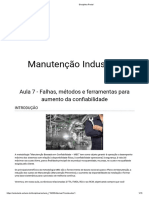 Aula 7 - Falhas, Métodos e Ferramentas para Aumento Da Confiabilidade