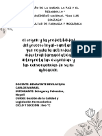 Génesis de La Profesión Químico Farmacéutica. Internacional Vs Nacional Pronóstico