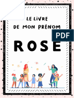 Livre Prenom ROSE