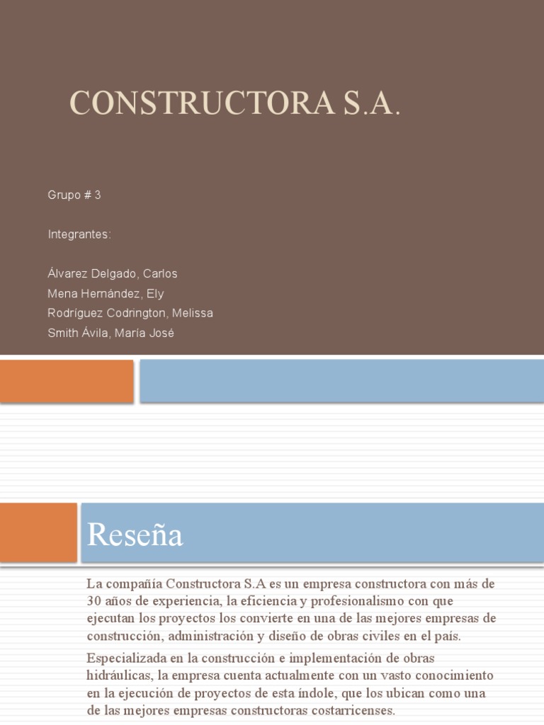 Auditoría de Constructora S.A. 2013 | PDF | Auditoría | Contabilidad