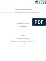 Actividad No 1. Mapa Mental Conceptos Generales de Psicología y Sociología Del Trabajo