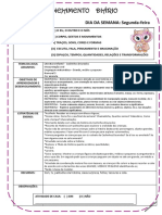 Planejamento Semanal de 29 de Maio Até 02 de Junho PDF