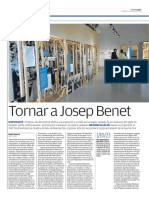 Tornar A Josep Benet (El Punt Avui 21-07-2023)