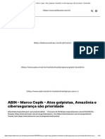 ABIN - Marco Cepik - Atos Golpistas, Amazônia e Cibersegurança São Prioridade - DefesaNet