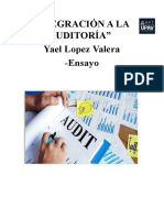 Integración A La Auditoría" Yael Lopez Valera - Ensayo