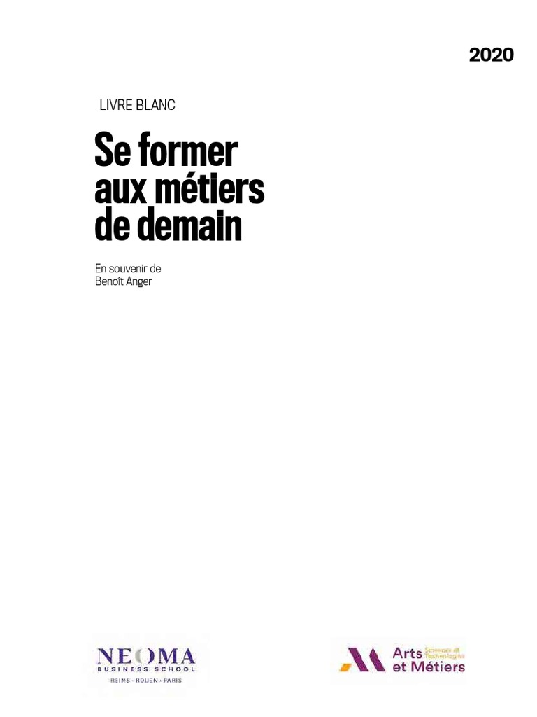 Formation aux Métiers de Demain | PDF | Ingénieur | Responsabilité ...