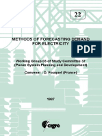 Methods of Forecasting Demand For Electricity