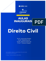 E-Book Aula Inaugural 2 Fase Civil 38º Exame de Ordem