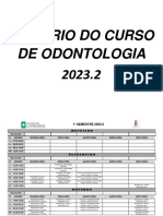 Horário Odontologia 2023.2