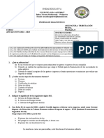 Evaluación Diagnóstica Tributacion Primero Contabilidad B